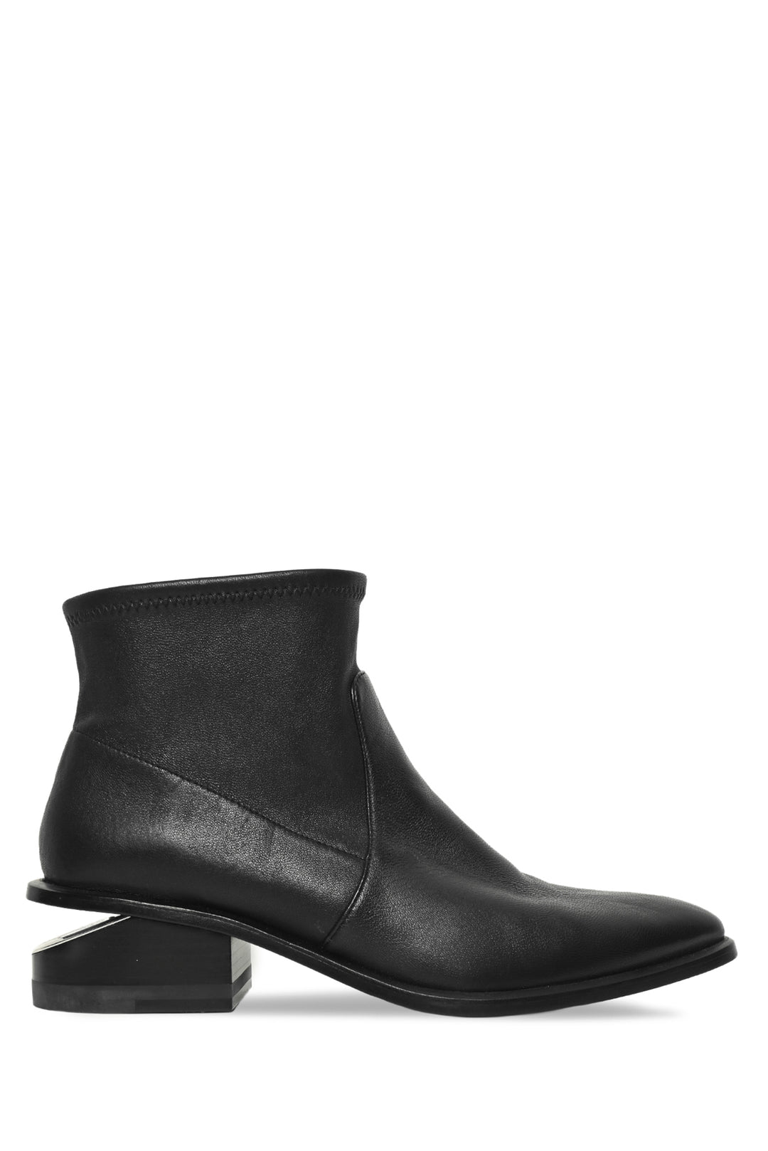 Alexander Wang Size 38.5 Kori Stretch Nappa Leather Ankle Boots