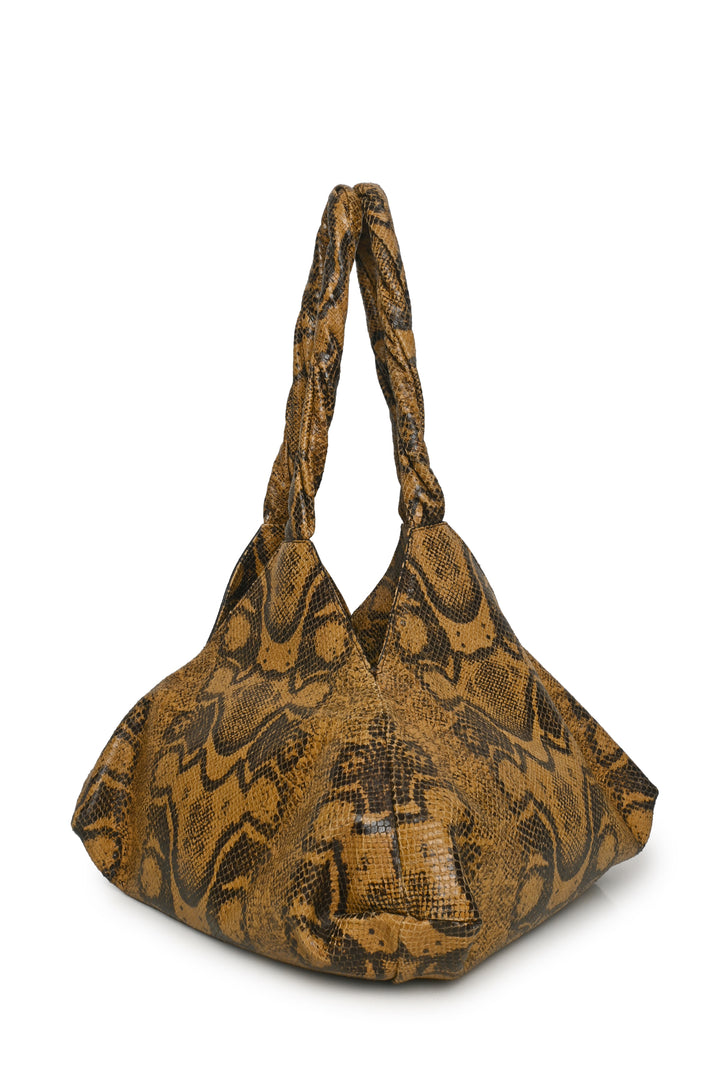 Givenchy 2017 Python Embossed Pyramid Hobo