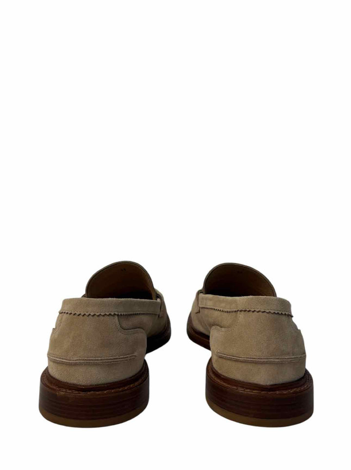 Brunello Cucinelli Size 43 Men's Suede Loafer Shoes