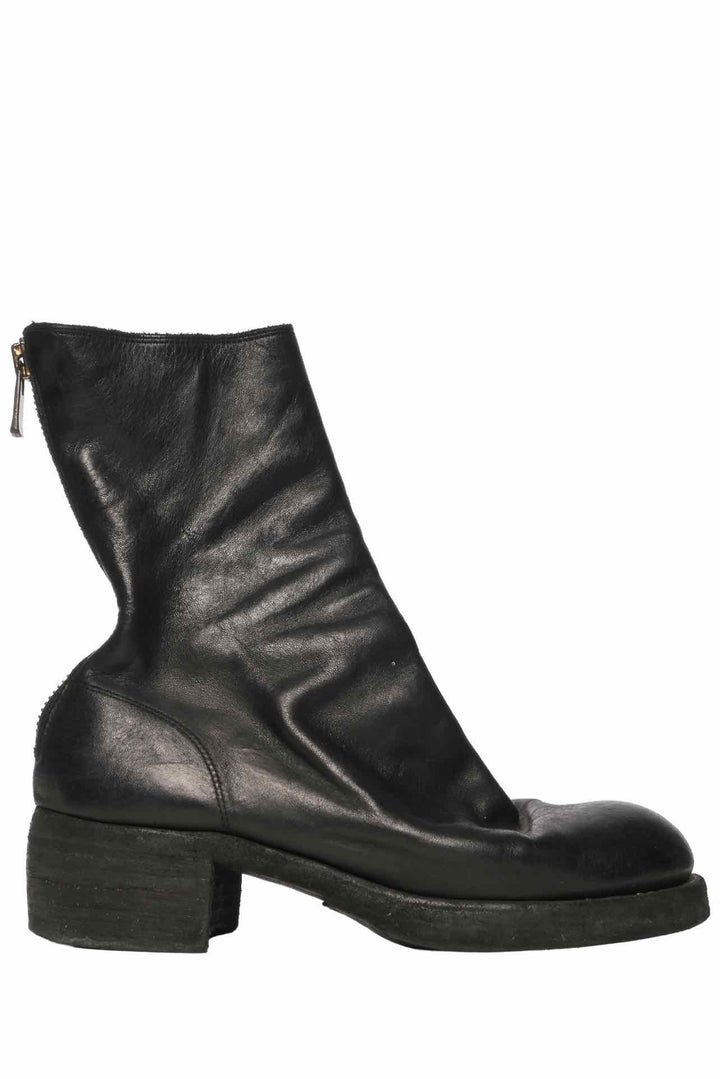 GUIDI Size 37 Back Zip Boots