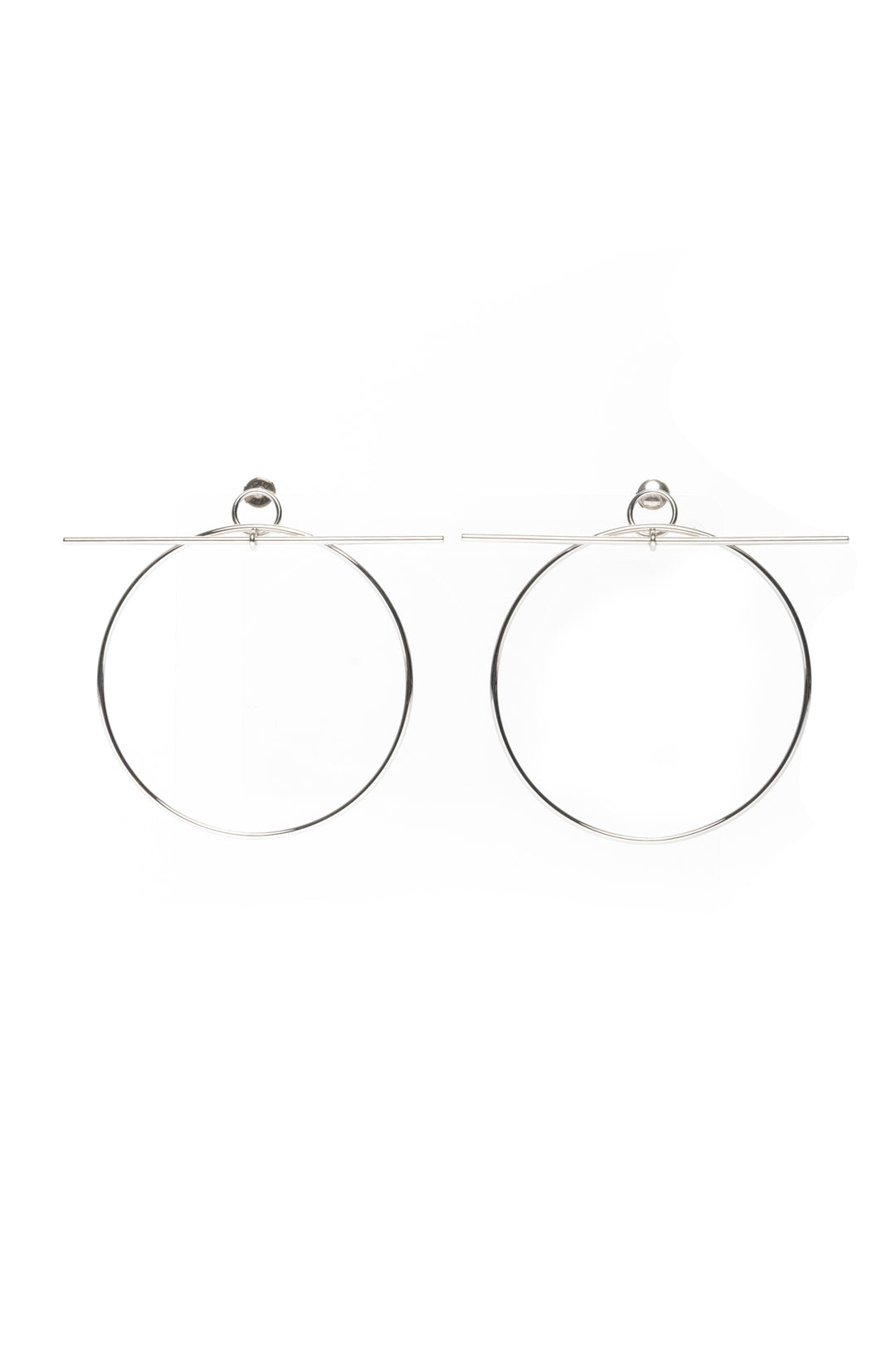 Hermes Very Large Loop Earrings