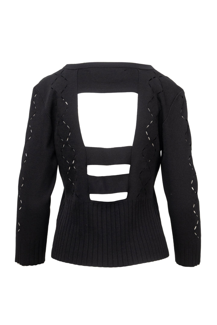 Roland Mouret Size L Cutout Cardigan
