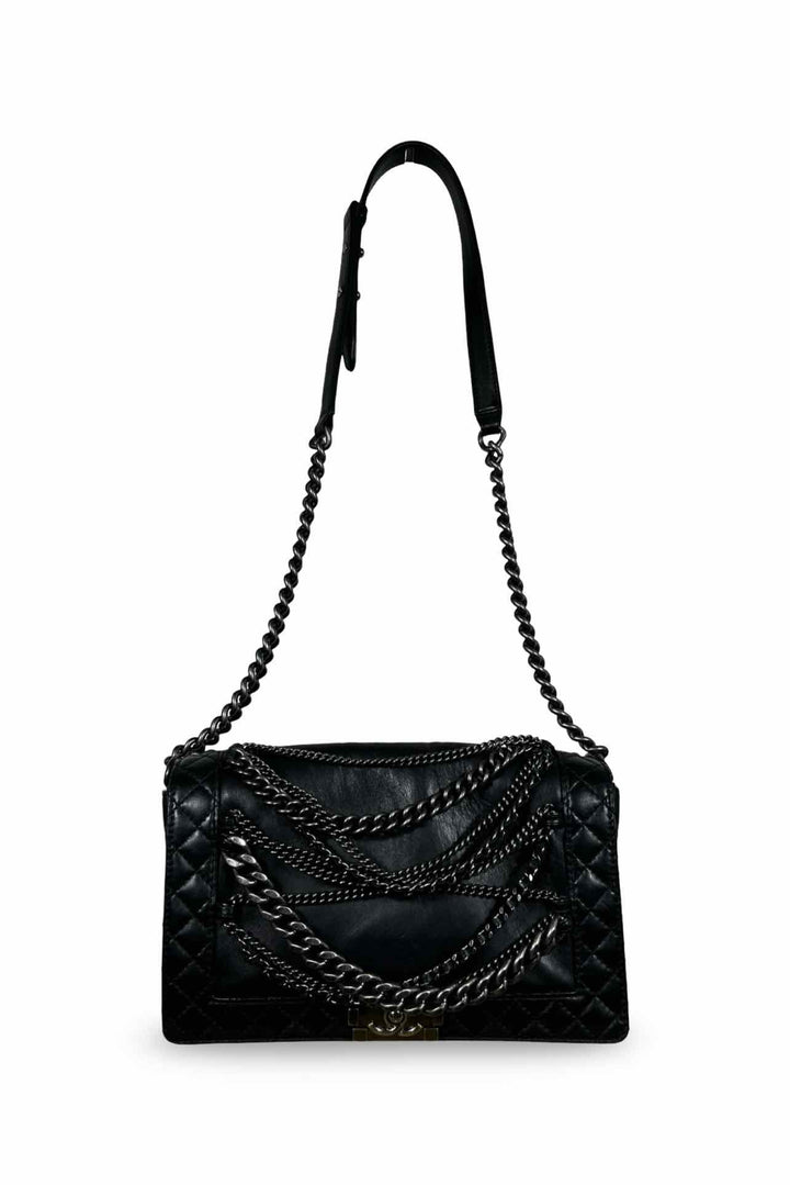 Chanel 2014 Large Boy Reverso Enchained Bag