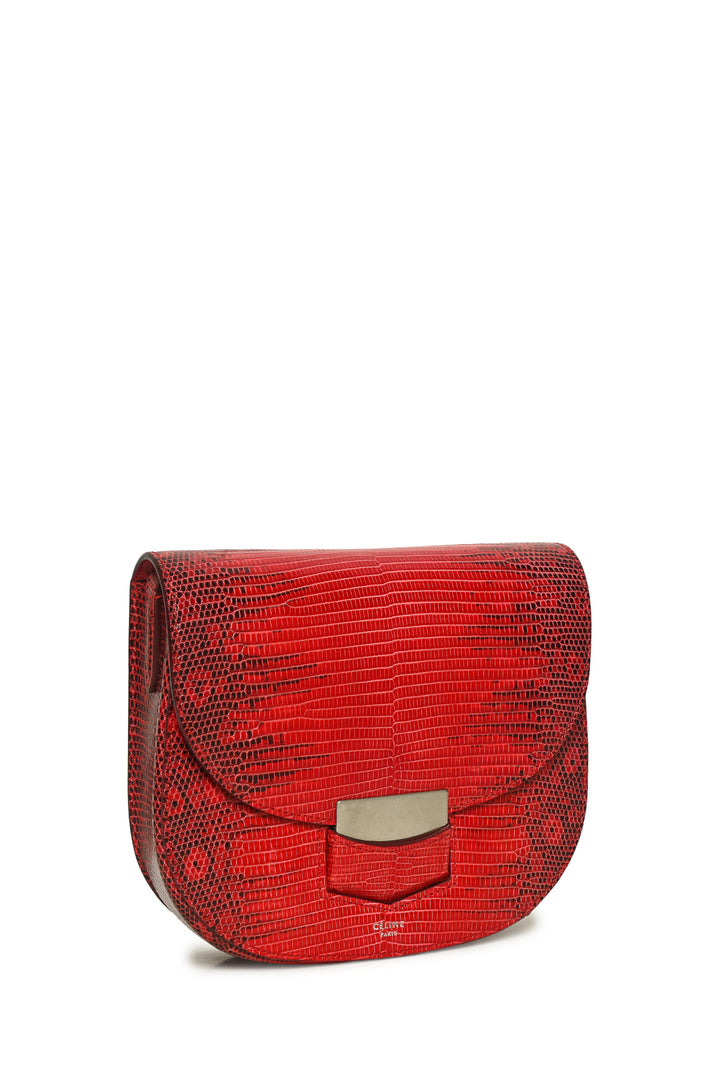 Celine 2016 Small Lizard Trotteur Crossbody