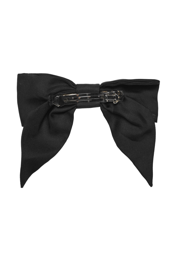 Chanel 2024 Silk Bow CC Hair Clip