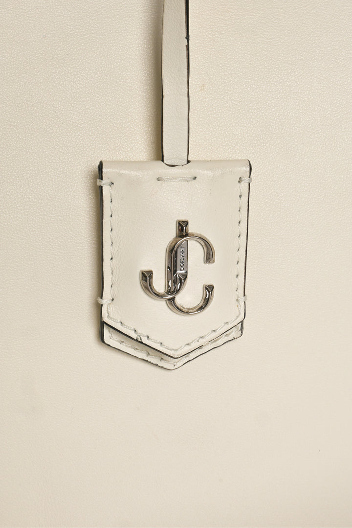 Jimmy Choo Nine2Five Faux Pearl Studded East-West Tote