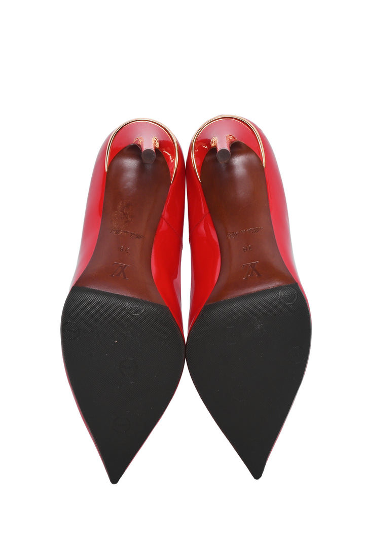 Louis Vuitton Size 38 Eyeline Pointed Toe Pumps