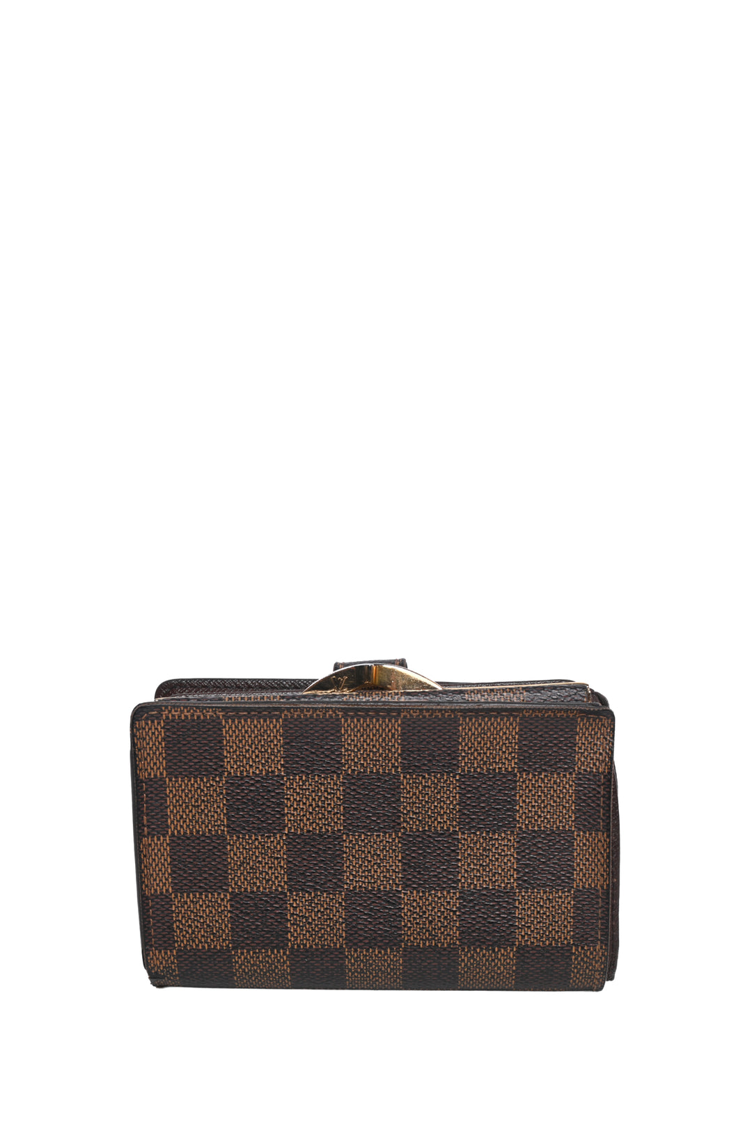 Louis Vuitton 2006 Damier Ebene French Purse Wallet