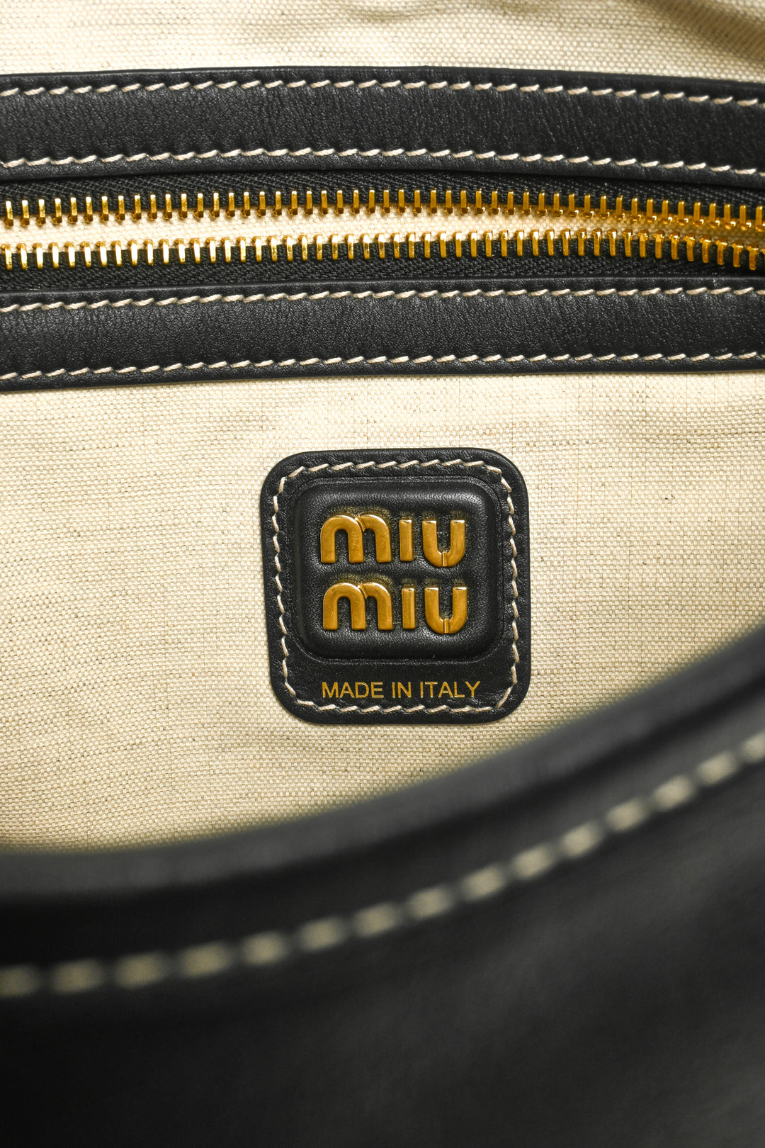 Miu Miu Ivy Leather Tote Bag