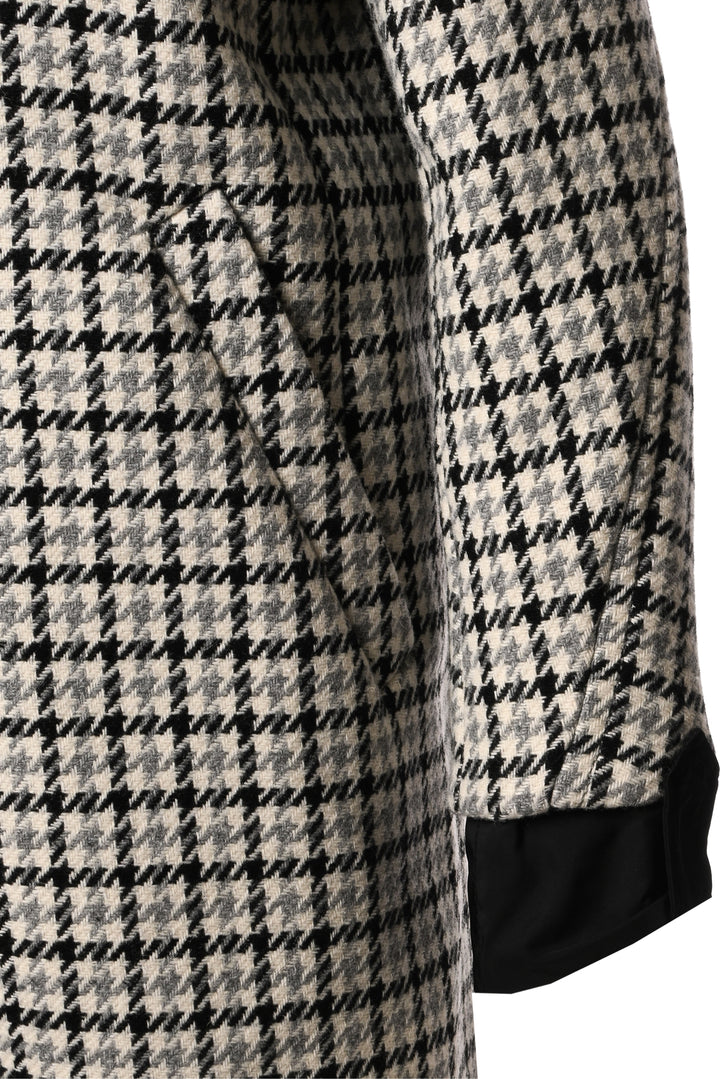 maje Size 0 Plaid Wool Blend Coat
