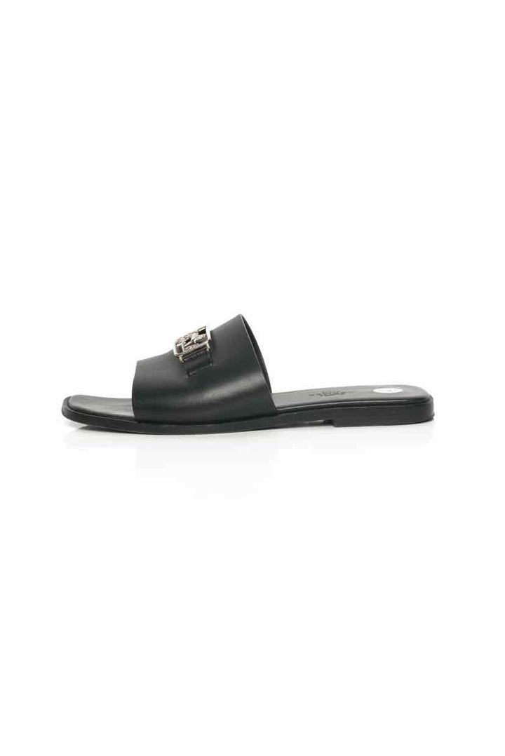 Hermes Size 37 Villa Calfskin Flat Sandals