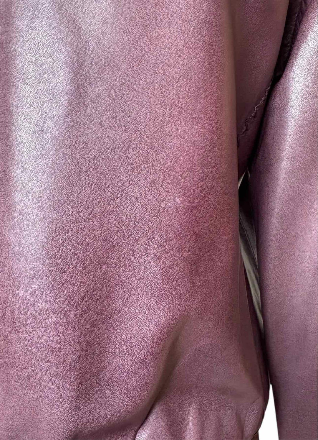 Marc Cain Size M Zip-up Leather Jacket