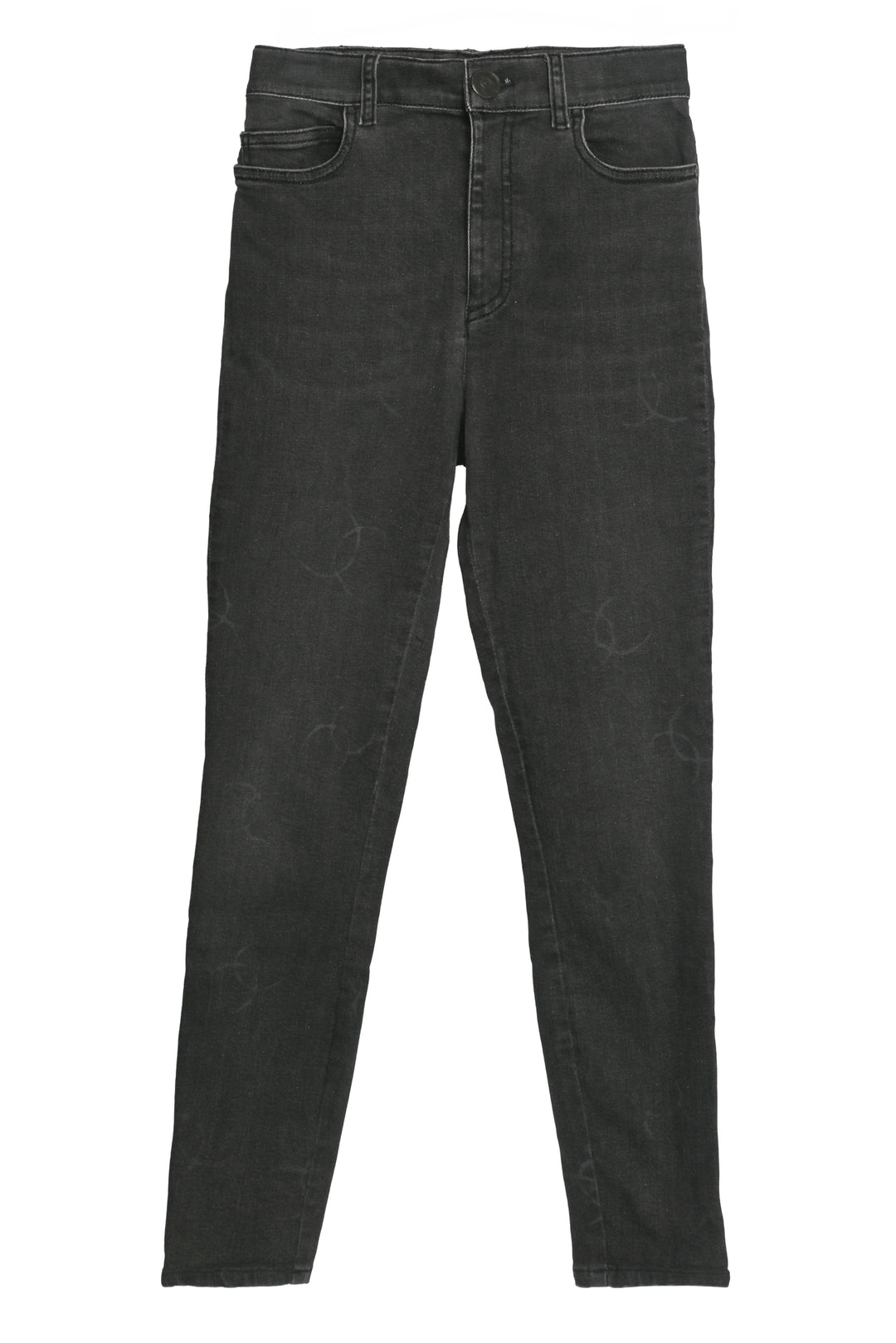 Chanel Size 26 CC Logo Skinny Jeans