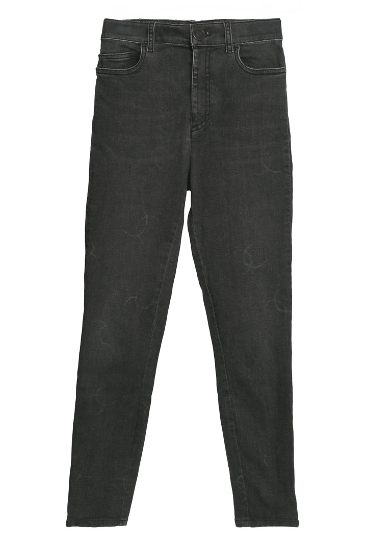 Chanel Size 26 CC Logo Skinny Jeans