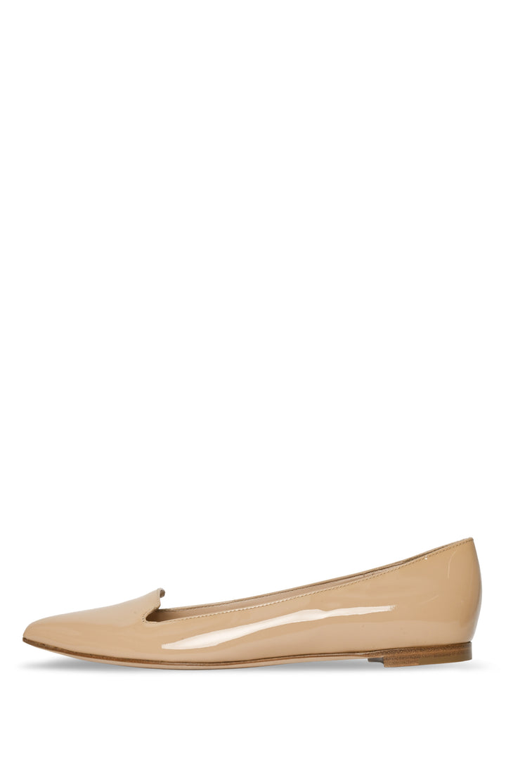 Sergio Rossi Size 35.5 Patent Point Toe Flats