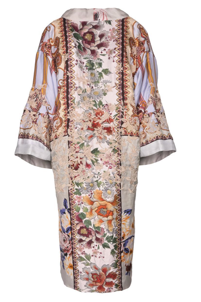 Johnny Was Size 2 Embroidered Reversible Kimono