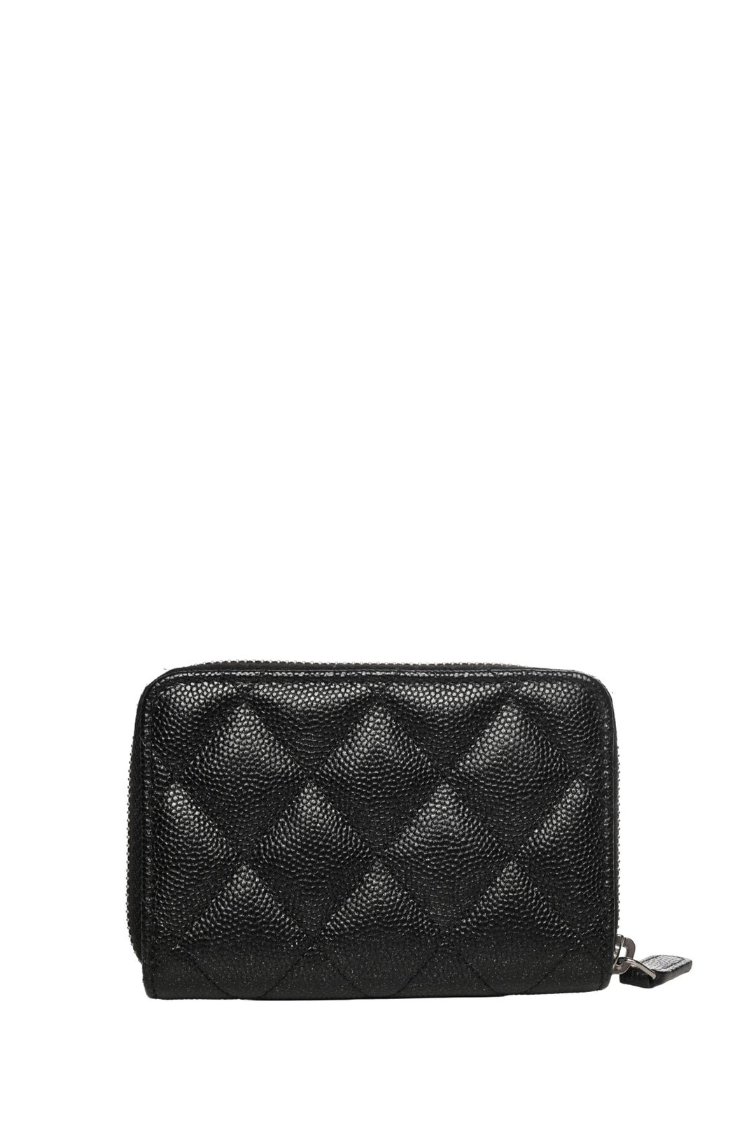 Chanel 2017-2018 Quilted Caviar Classic Zipped Coin Purse