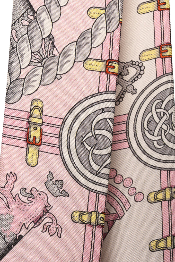 Hermes Grande Tenue Silk Twilly Scarf