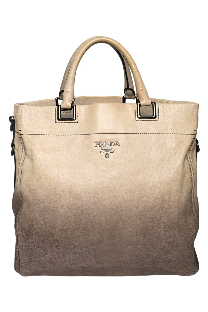 Prada Ombre Calfskin Glace Tote