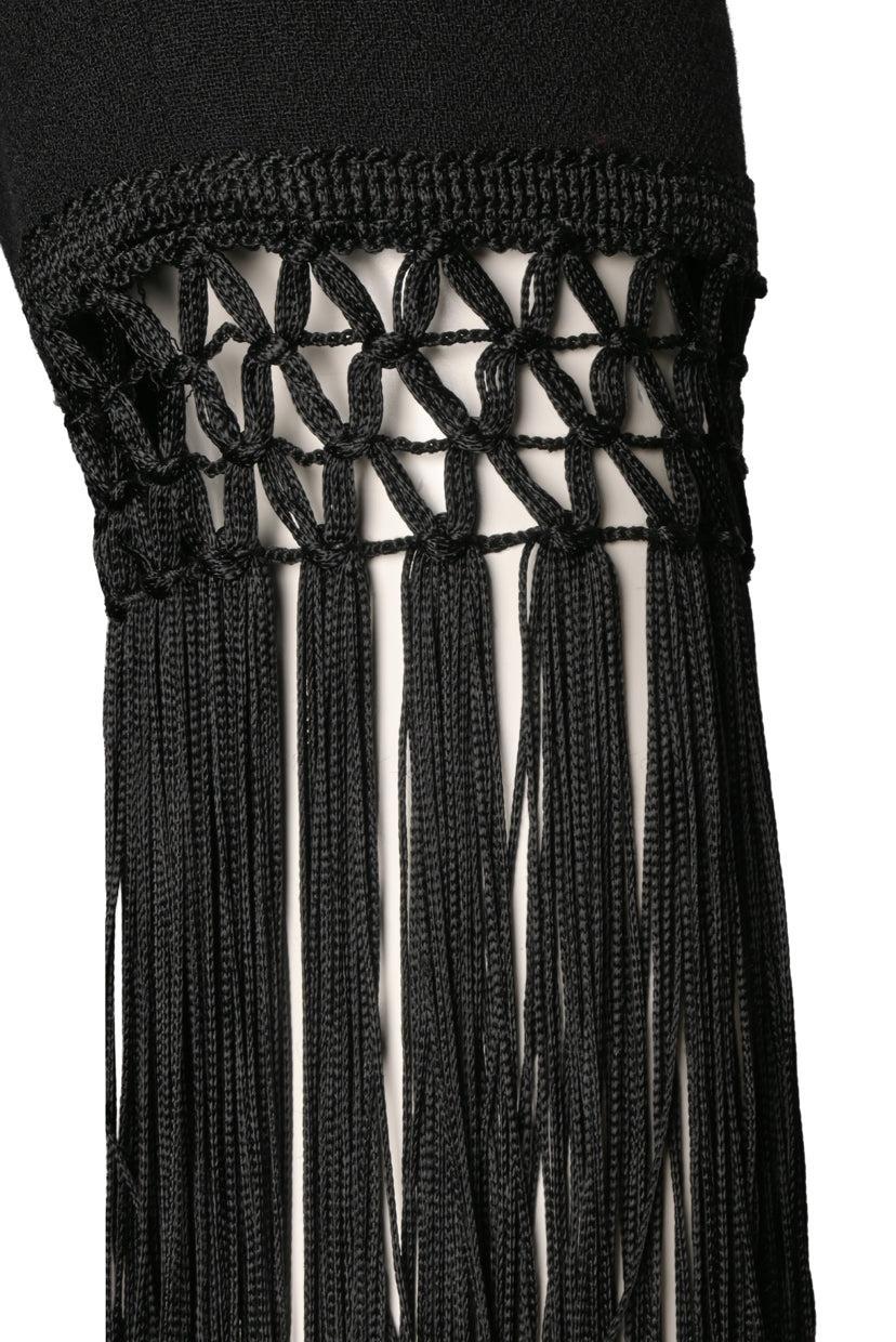 Andrew GN Size 36 Fringe-Trimmed Jacket