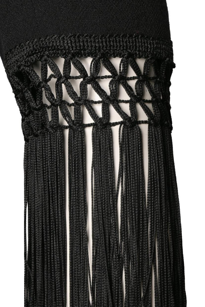 Andrew GN Size 36 Fringe-Trimmed Jacket