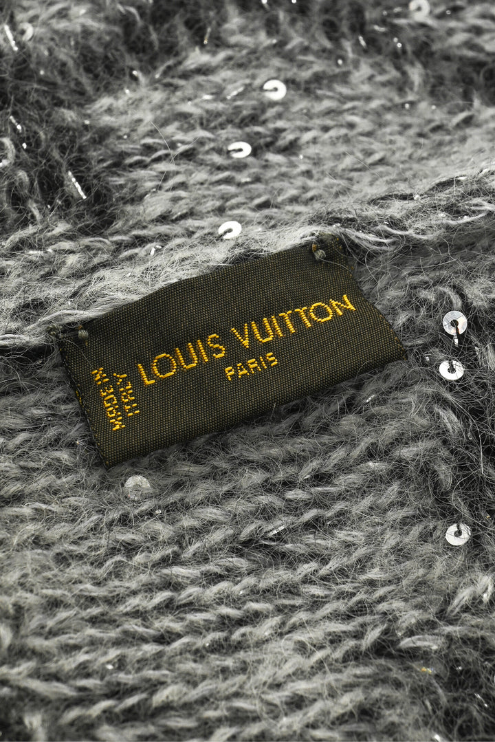 Louis Vuitton Size OS Sunset Monogram Sequin Mohair Blend Hat