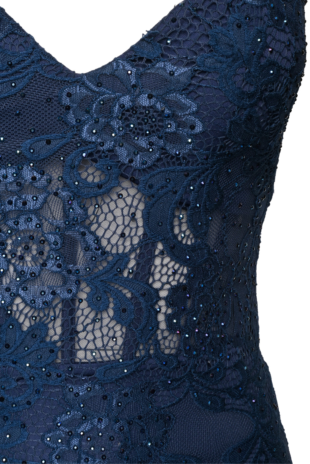 La Femme Size 0 Mermaid Lace Gown