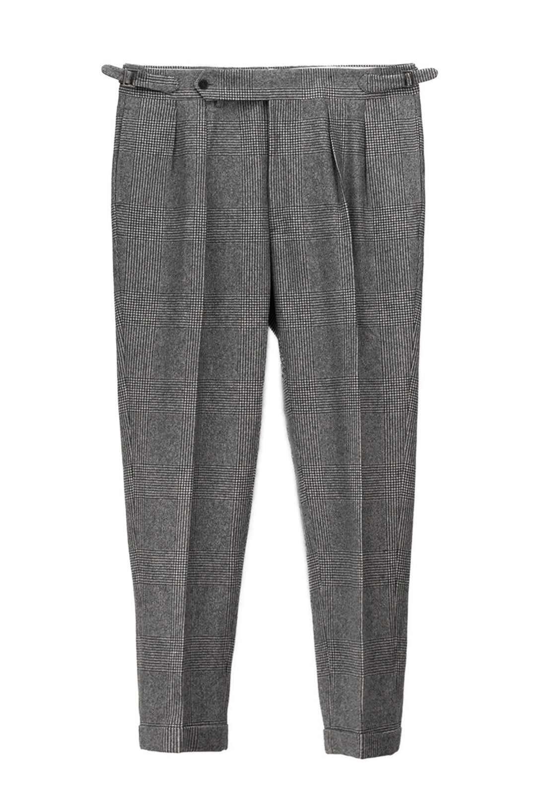 Eidos Size 44 Men's Check Print Wool Suit