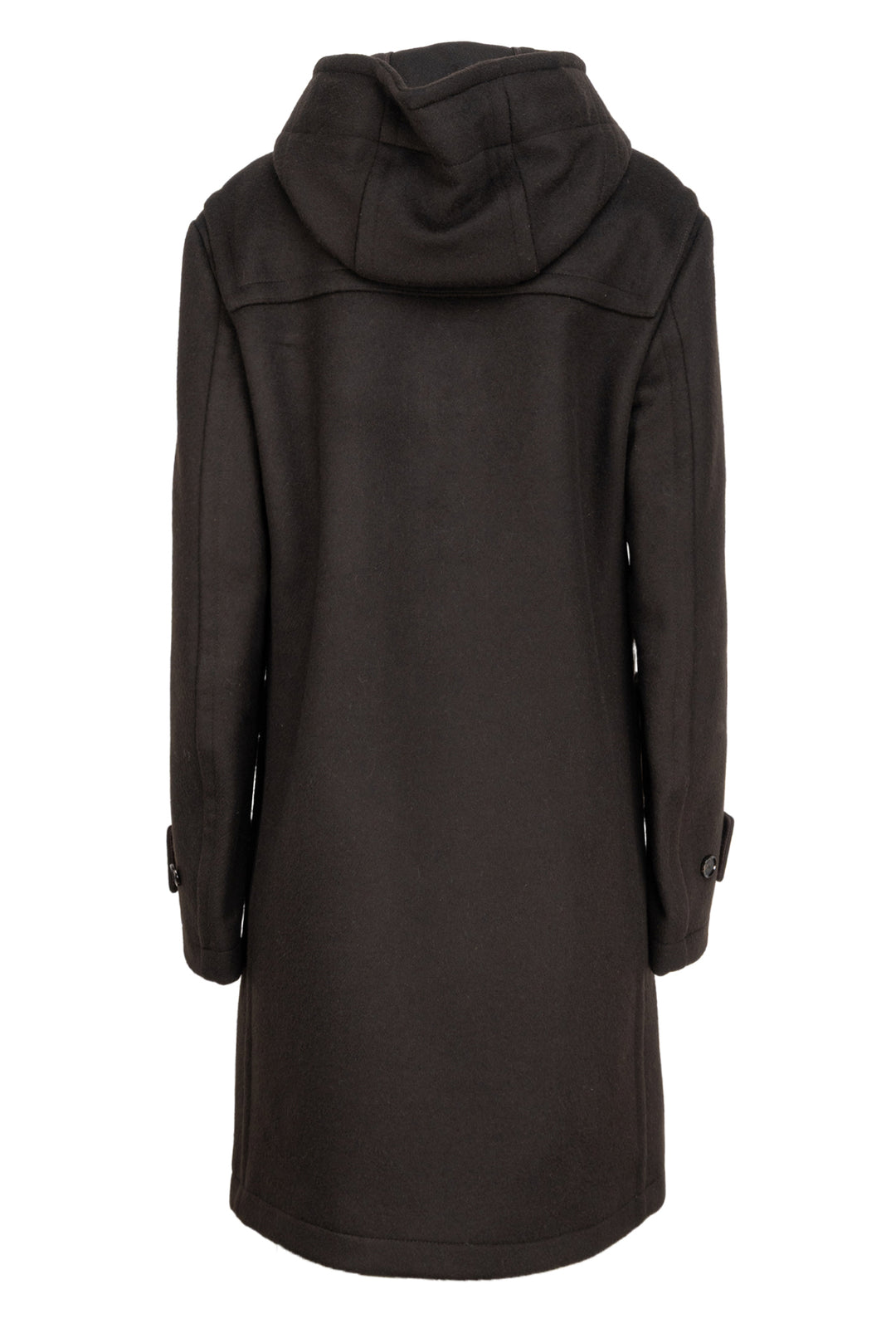 Burberry Size 38 Men's Mid-Length Wool Blend Hooded Duffle Coat