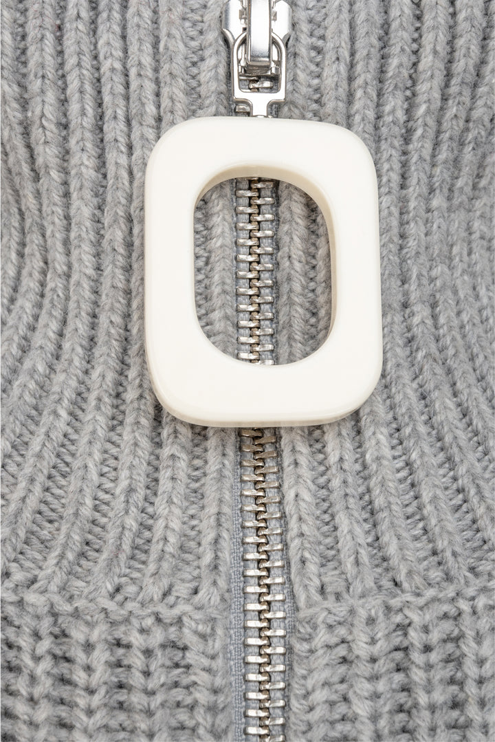 JW Anderson Size L Men's Cotton Blend Half Zip Sweater