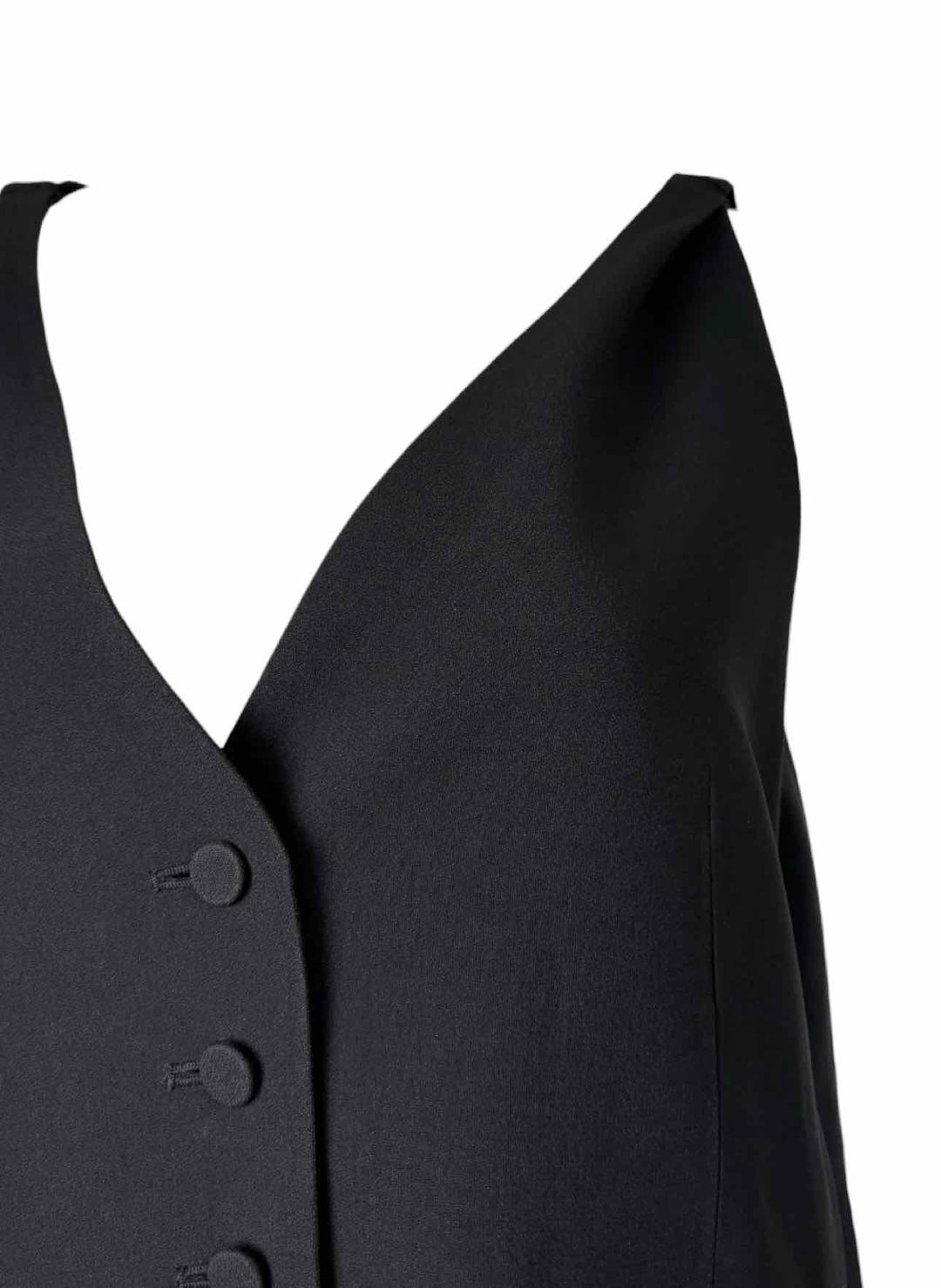 Nina Ricci Size 40 Draped Back Vest