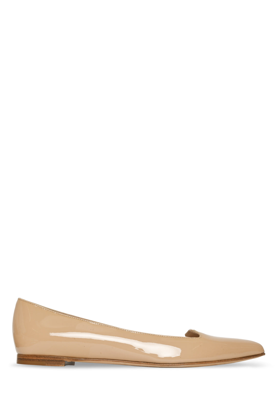 Sergio Rossi Size 35.5 Patent Point Toe Flats