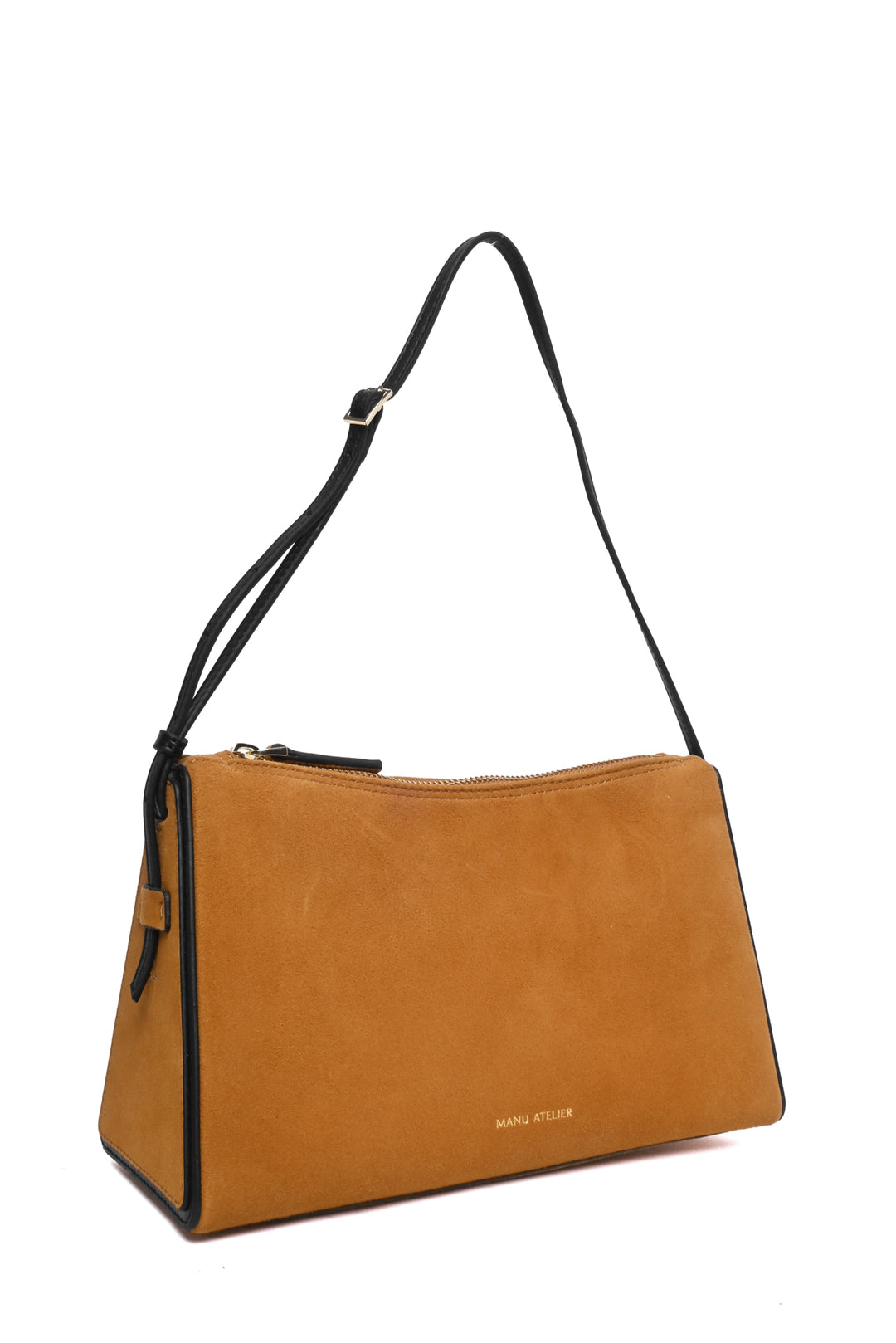 Manu Atelier Prism Suede Shoulder Bag