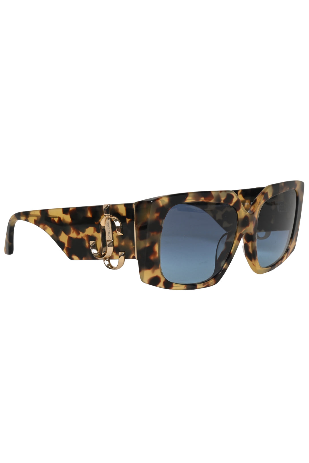 Jimmy Choo Tortoiseshell Square Sunglasses