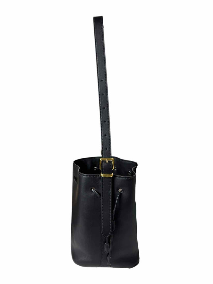 Miu Miu Embossed Logo Leather Bucket  Purse