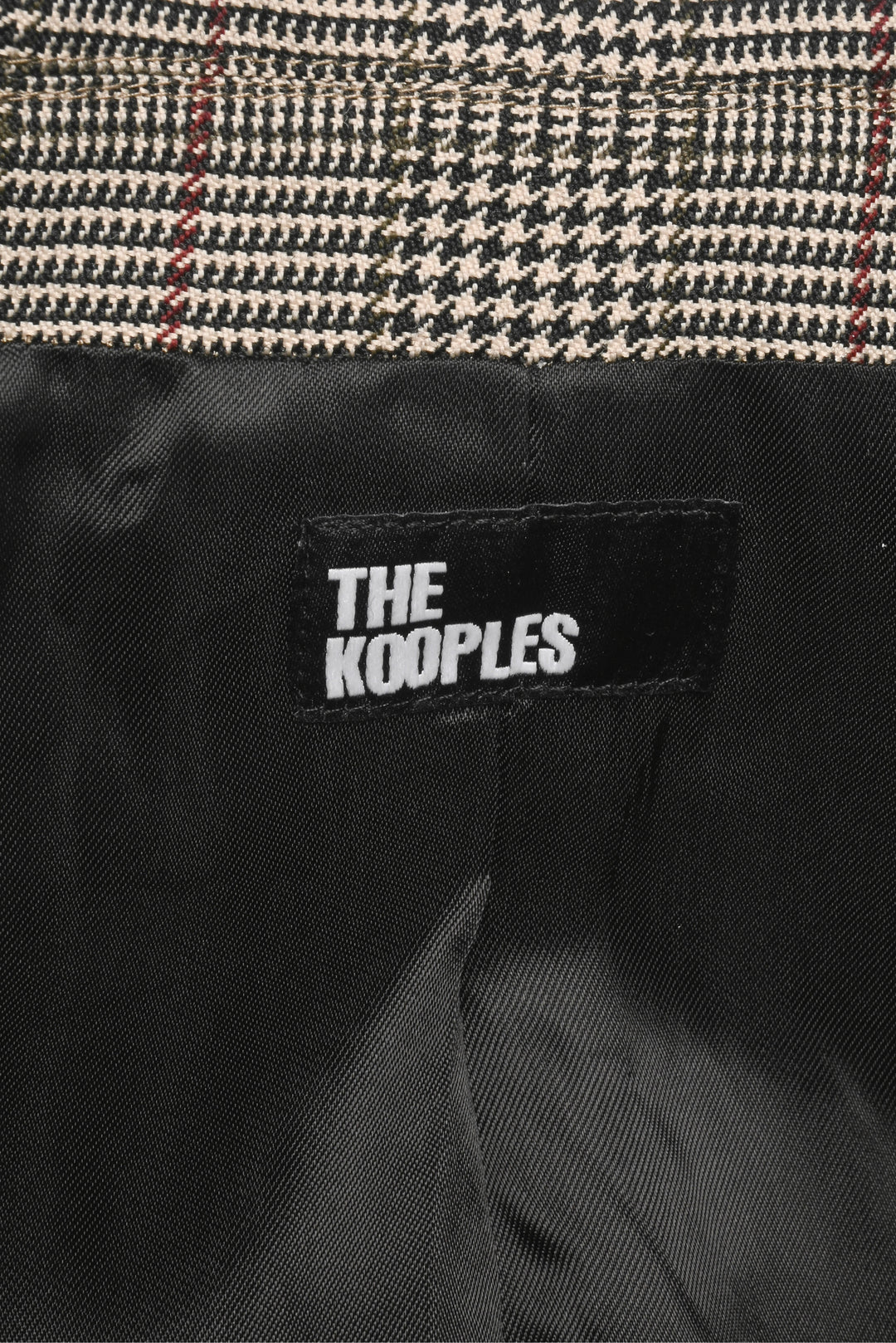 The Kooples Size 8 Single Breasted Plaid Blazer