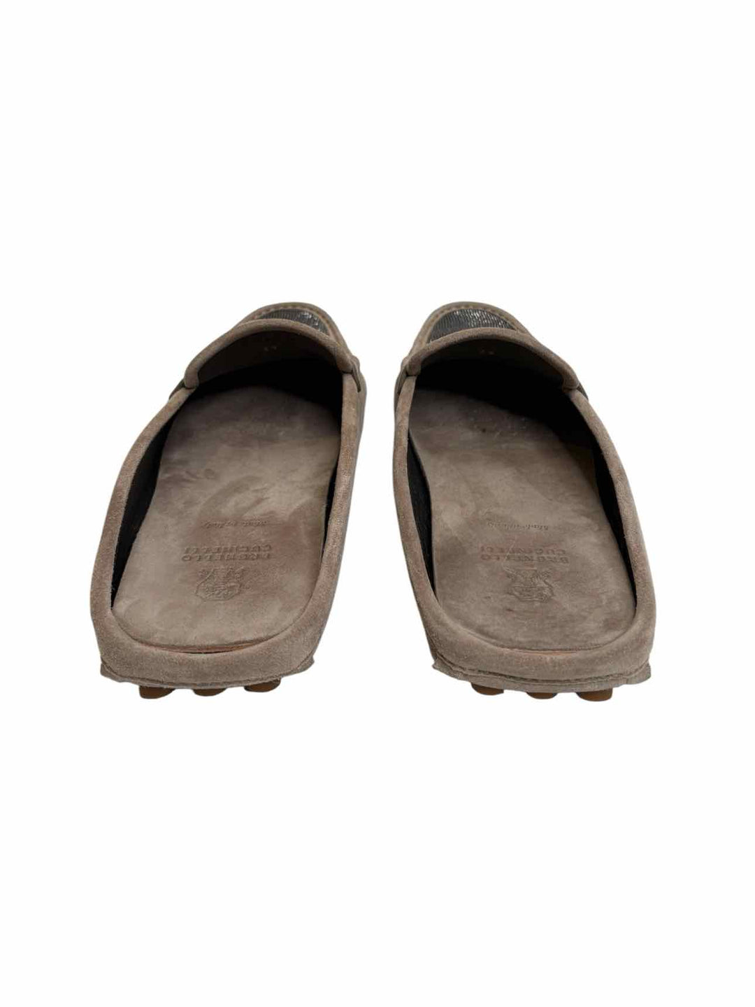 Brunello Cucinelli Suede Driving Mules & Clogs