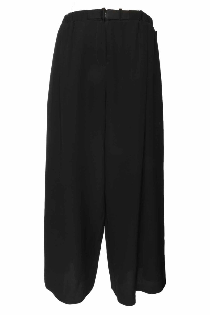Dusan Size XL Cropped Palazzo Silk Pants