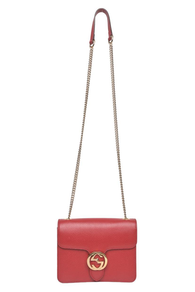 Gucci Small Dollar Calfskin Interlocking G Crossbody