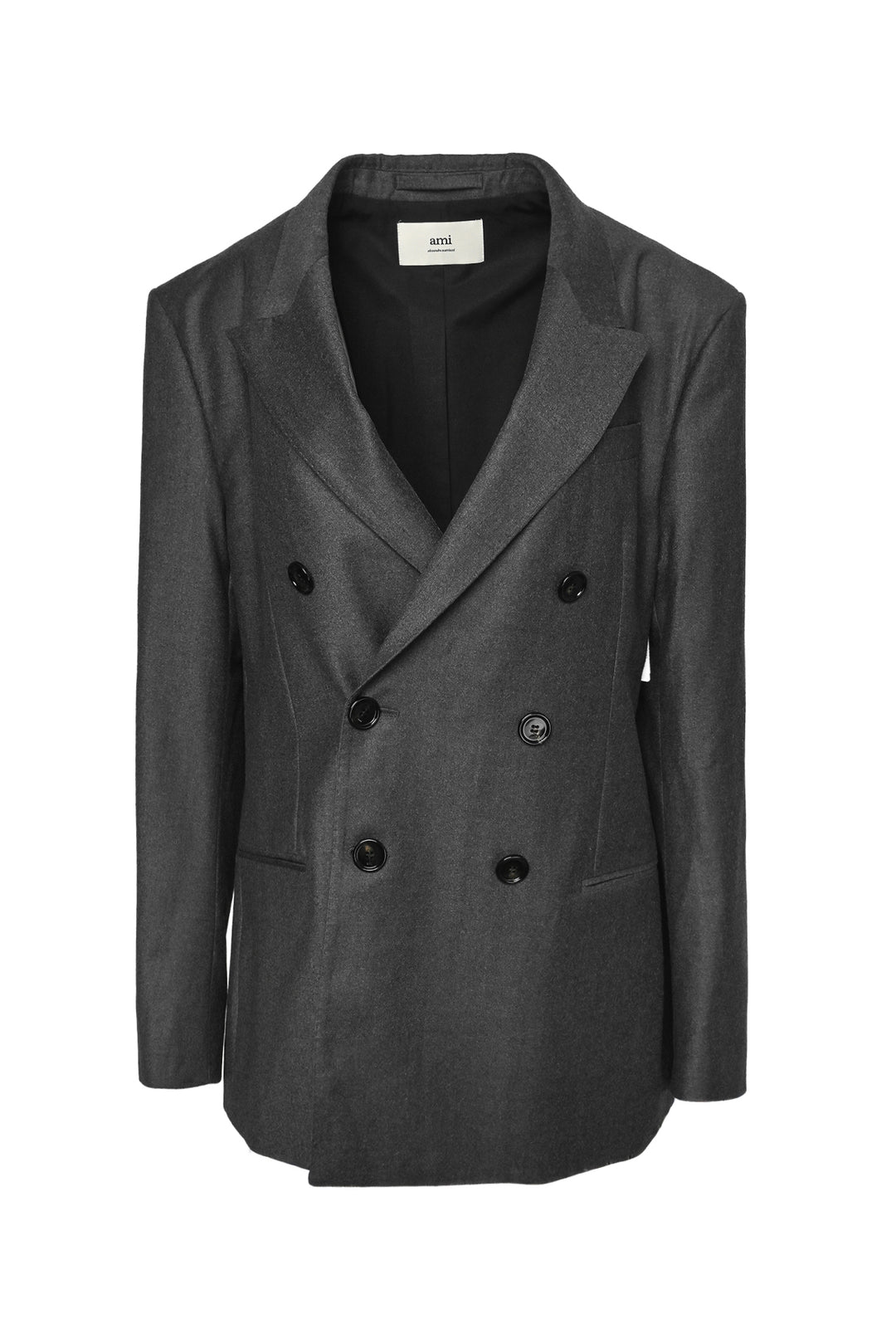 Ami Size 40 Men's Double Breasted Virgin Wool Blazer