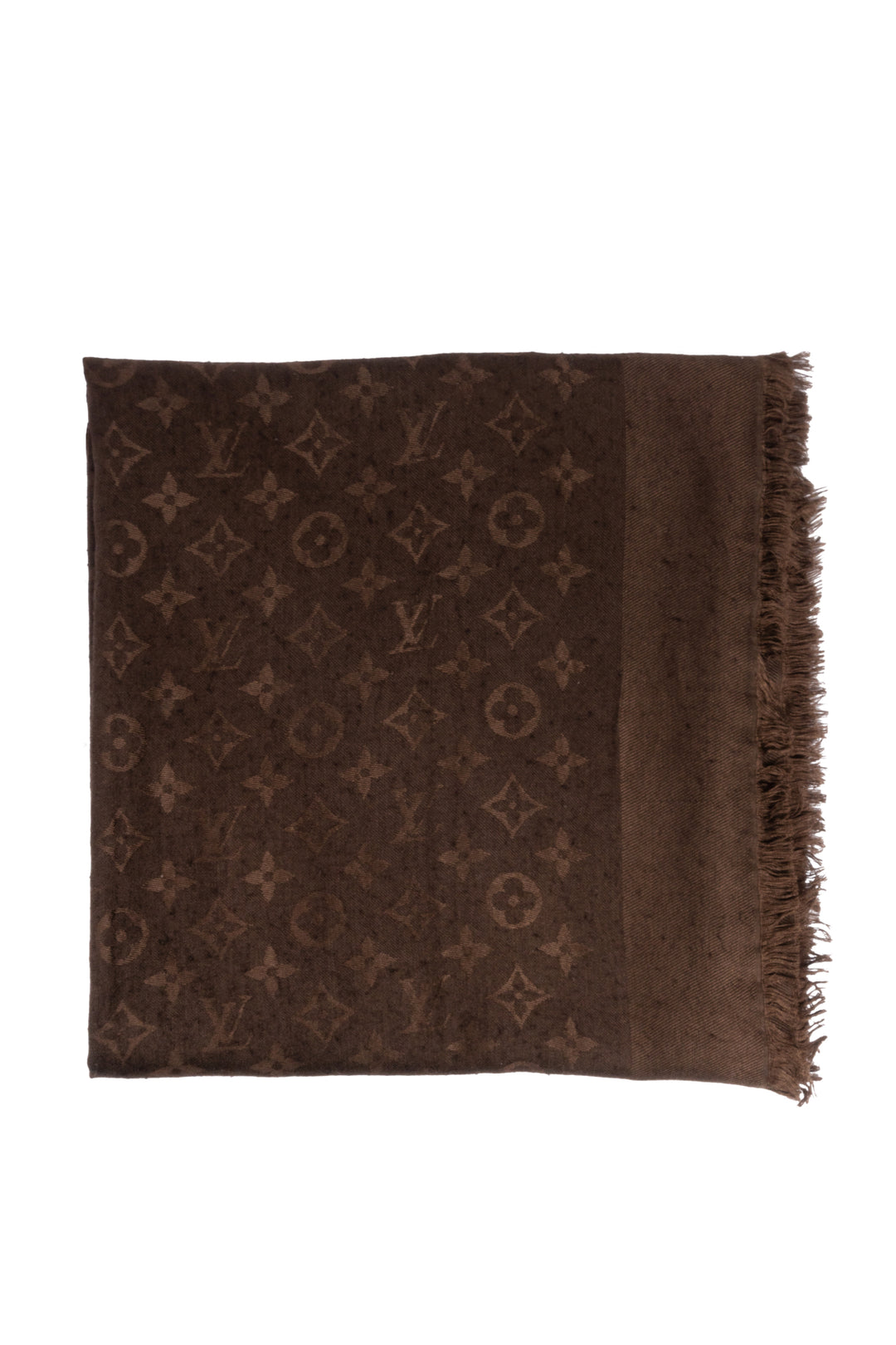 Louis Vuitton Monogram Silk Blend Scarf