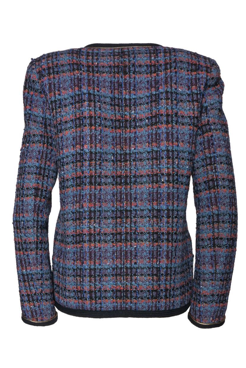 Sandro Size 34 Metallic Tweed Jacket