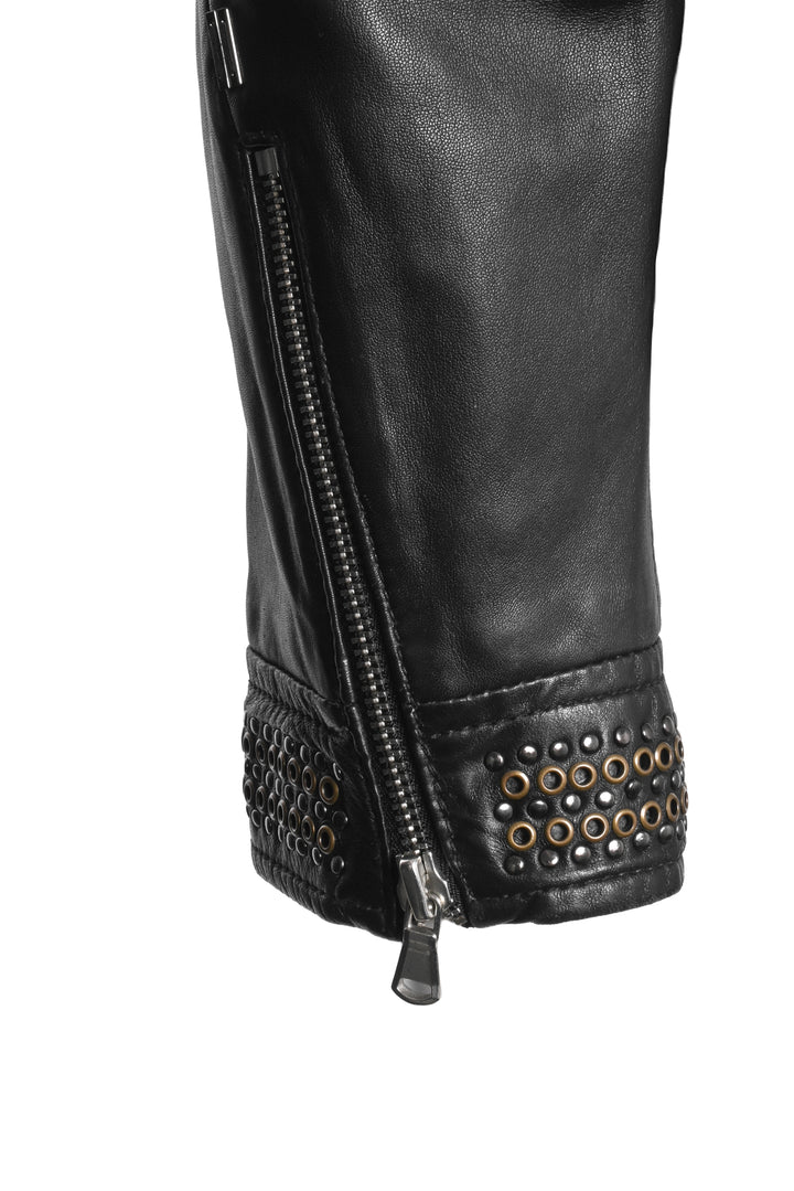 Sportmax Size 10 Code Leather Jacket