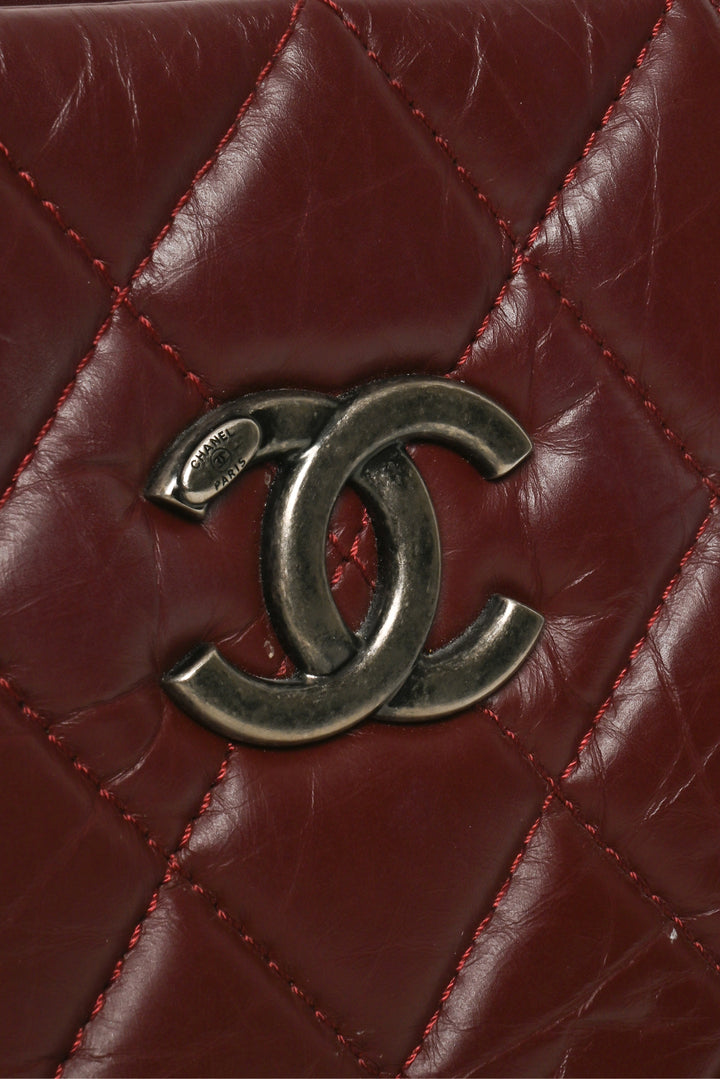 Chanel 2012-2013 Quilted CC Crown Tote
