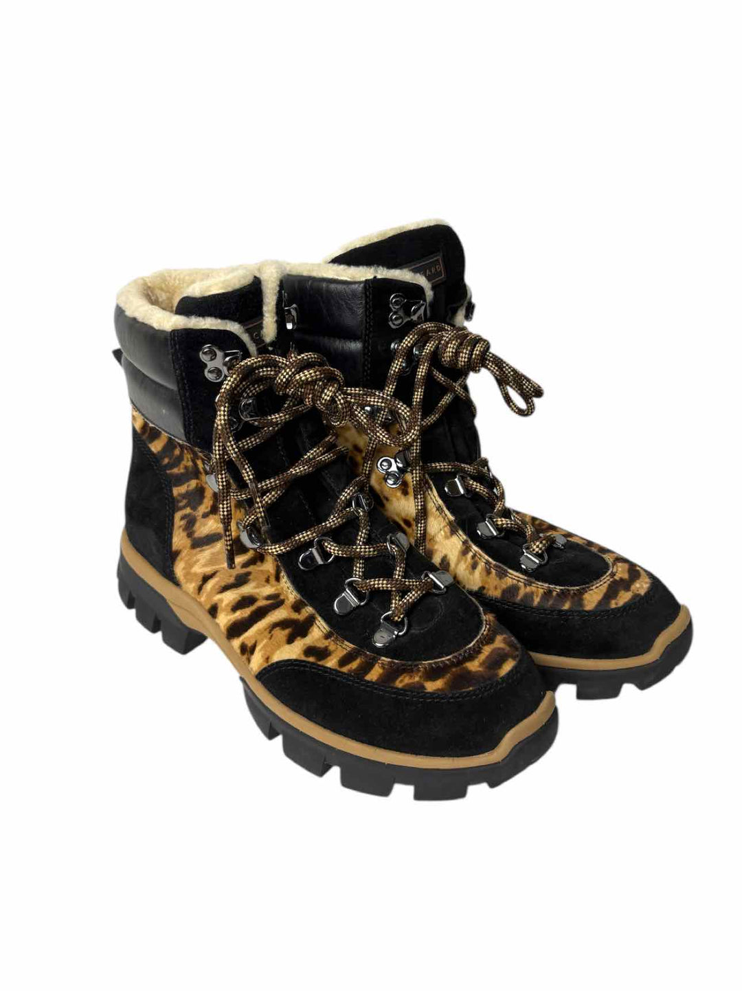 Veronica Beard Size 7.5 Calf Skin Print Ankle Boots