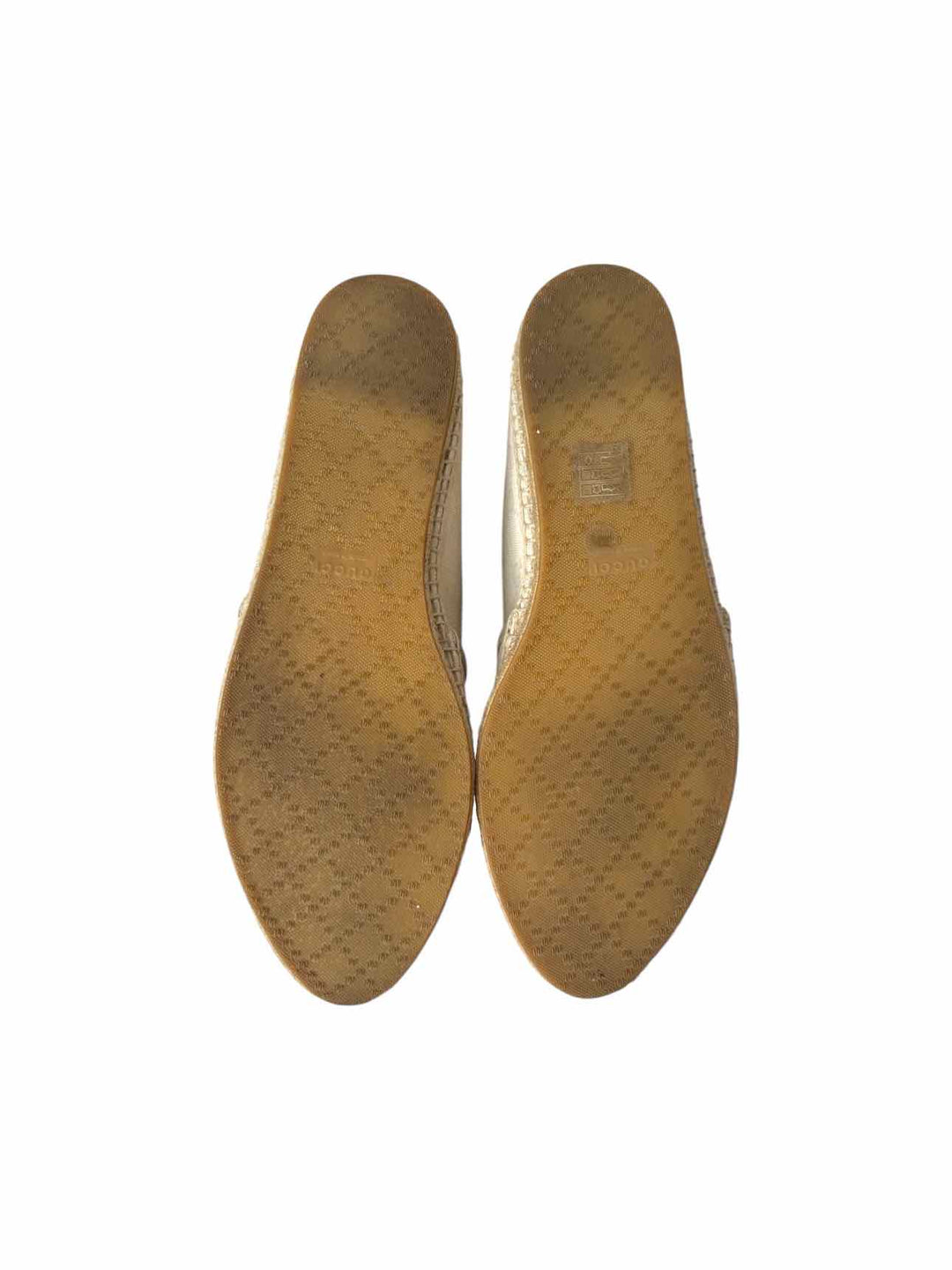 Gucci Monogram Canvas Espadrille Size 39.5 Flats
