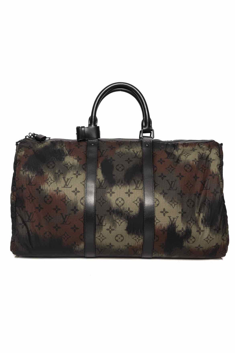 Louis Vuitton Camouflage Keepall 50 Bandouliere Duffle Bag