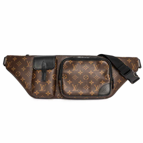 Louis Vuitton lv monogram belt bag funny pack oxidized leather