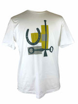 Hermes Horseshoe Logo Men's T-shirt Size L