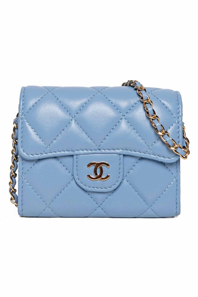 Chanel 2020 Mini Flap Wallet On Chain